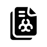 file icon. glyph icon for your website, mobile, presentation, and logo design. vector
