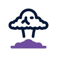 explosion icon. dual tone icon for your website, mobile, presentation, and logo design. vector