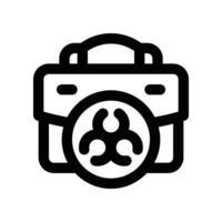 briefcase icon. line icon for your website, mobile, presentation, and logo design. vector