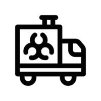 truck icon. line icon for your website, mobile, presentation, and logo design. vector