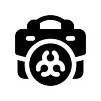 briefcase icon. glyph icon for your website, mobile, presentation, and logo design. vector