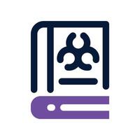 book icon. dual tone icon for your website, mobile, presentation, and logo design. vector