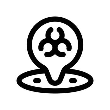 location icon. line icon for your website, mobile, presentation, and logo design. vector