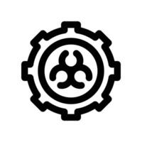 gear icon. line icon for your website, mobile, presentation, and logo design. vector