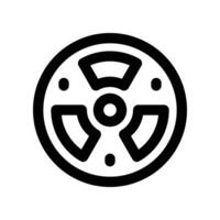 biohazard icon. line icon for your website, mobile, presentation, and logo design. vector
