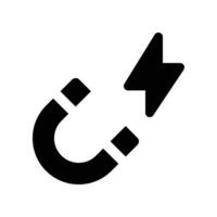 magnet icon. glyph icon for your website, mobile, presentation, and logo design. vector