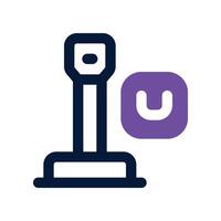 stamp product icon. dual tone icon for your website, mobile, presentation, and logo design. vector