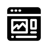 website icon. glyph icon for your website, mobile, presentation, and logo design. vector