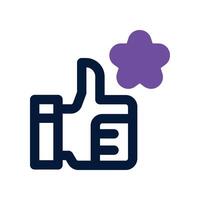 good review icon. dual tone icon for your website, mobile, presentation, and logo design. vector