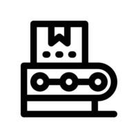production icon. line icon for your website, mobile, presentation, and logo design. vector