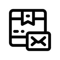email delivery icon. line icon for your website, mobile, presentation, and logo design. vector