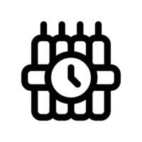 dynamite icon. line icon for your website, mobile, presentation, and logo design. vector