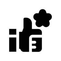 good review icon. glyph icon for your website, mobile, presentation, and logo design. vector