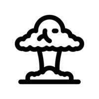 explosion icon. line icon for your website, mobile, presentation, and logo design. vector