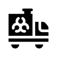 truck icon. glyph icon for your website, mobile, presentation, and logo design. vector