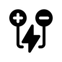 nuclear fusion icon. glyph icon for your website, mobile, presentation, and logo design. vector