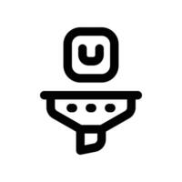 product filter icon. line icon for your website, mobile, presentation, and logo design. vector