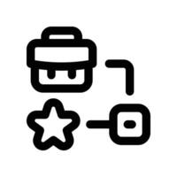 workflow icon. line icon for your website, mobile, presentation, and logo design. vector