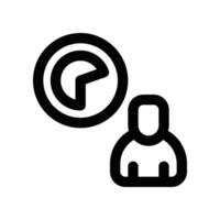 deadline icon. line icon for your website, mobile, presentation, and logo design. vector
