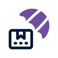 keep dry icon. dual tone icon for your website, mobile, presentation, and logo design. vector