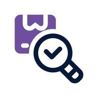 product search icon. dual tone icon for your website, mobile, presentation, and logo design. vector