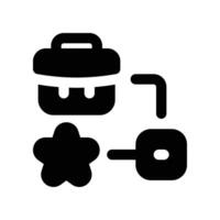 workflow icon. glyph icon for your website, mobile, presentation, and logo design. vector