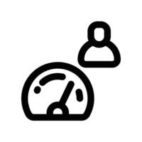 high performance icon. line icon for your website, mobile, presentation, and logo design. vector