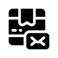 email delivery icon. glyph icon for your website, mobile, presentation, and logo design. vector