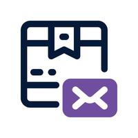 email delivery icon. dual tone icon for your website, mobile, presentation, and logo design. vector