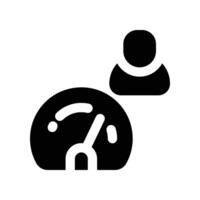 high performance icon. glyph icon for your website, mobile, presentation, and logo design. vector