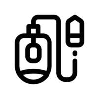 mouse icon. line icon for your website, mobile, presentation, and logo design. vector