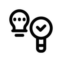 search icon. line icon for your website, mobile, presentation, and logo design. vector