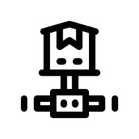 product distribution icon. line icon for your website, mobile, presentation, and logo design. vector