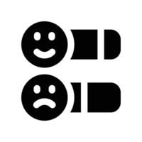 survey feedback icon. glyph icon for your website, mobile, presentation, and logo design. vector