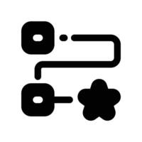 process icon. glyph icon for your website, mobile, presentation, and logo design. vector