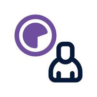 deadline icon. dual tone icon for your website, mobile, presentation, and logo design. vector