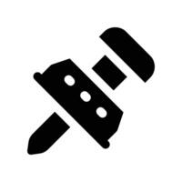 push pin icon. glyph icon for your website, mobile, presentation, and logo design. vector