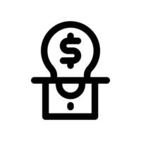 withdraw icon. line icon for your website, mobile, presentation, and logo design. vector