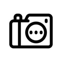 camera icon. line icon for your website, mobile, presentation, and logo design. vector