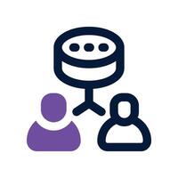 team server icon. dual tone icon for your website, mobile, presentation, and logo design. vector