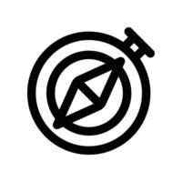 compass icon. line icon for your website, mobile, presentation, and logo design. vector