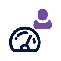 high performance icon. dual tone icon for your website, mobile, presentation, and logo design. vector