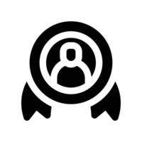 recommend icon. glyph icon for your website, mobile, presentation, and logo design. vector