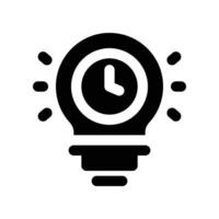 deadline icon. glyph icon for your website, mobile, presentation, and logo design. vector