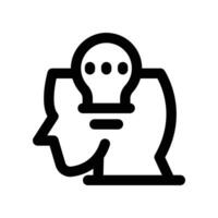 top of mind icon. line icon for your website, mobile, presentation, and logo design. vector