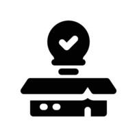 out of the box icon. glyph icon for your website, mobile, presentation, and logo design. vector