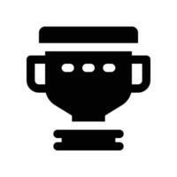 trophy icon. glyph icon for your website, mobile, presentation, and logo design. vector