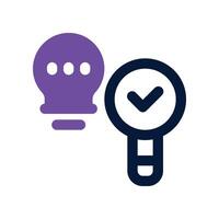 search icon. dual tone icon for your website, mobile, presentation, and logo design. vector