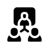 hierarchy icon. glyph icon for your website, mobile, presentation, and logo design. vector