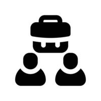 collaboration icon. glyph icon for your website, mobile, presentation, and logo design. vector